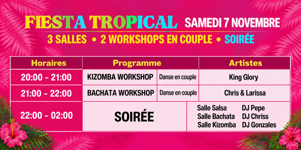 fr tropischer tanzabend – fiesta tropical